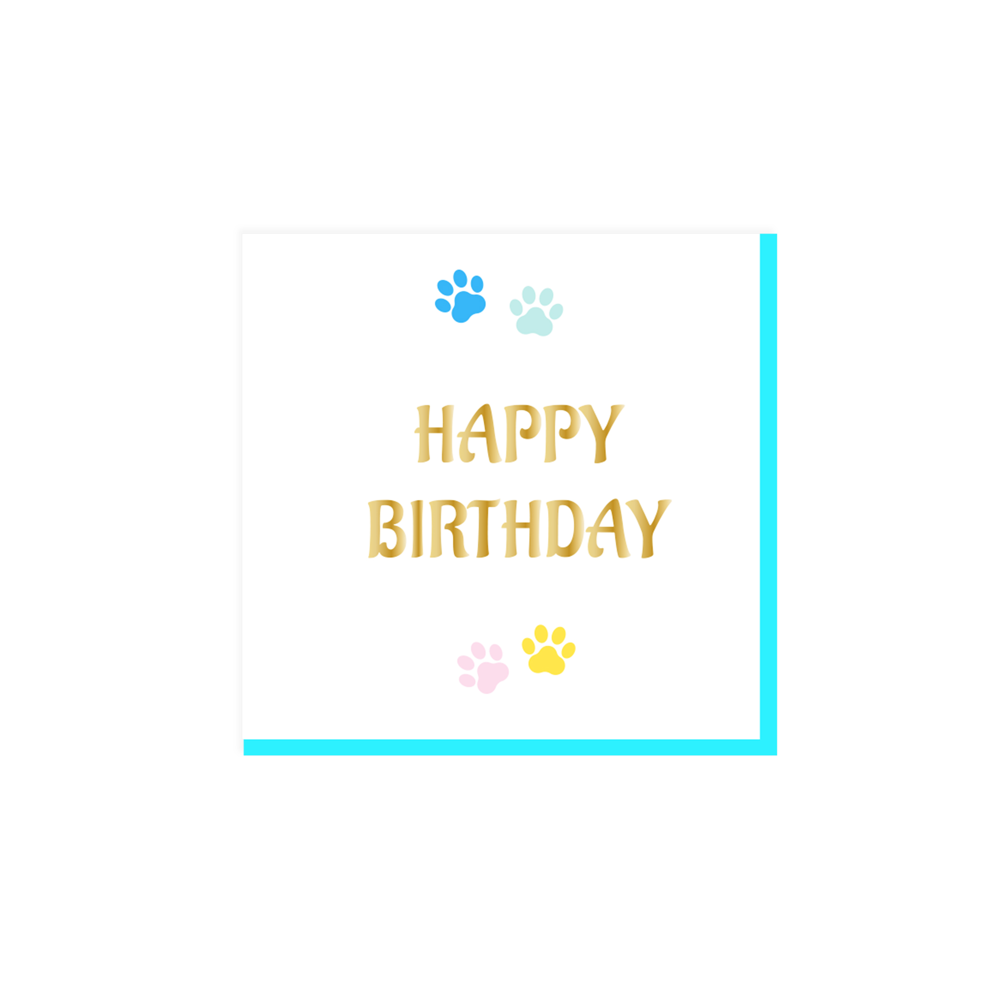 Animal Theme with Dog Paw Pattern Napkin