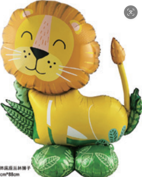 Children Theme Rainbow Lion Balloon