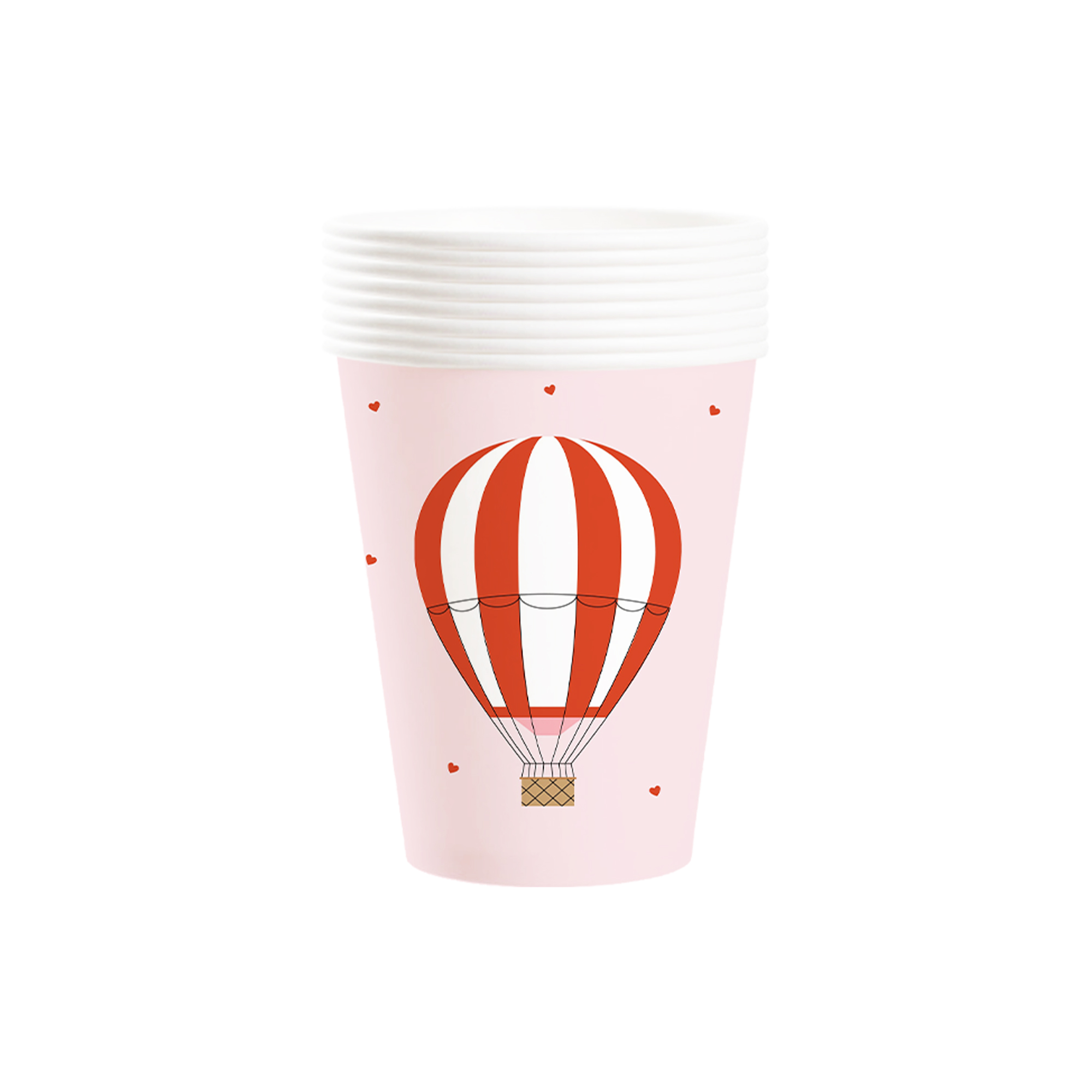 Circus Theme Pink Color Paper Cup