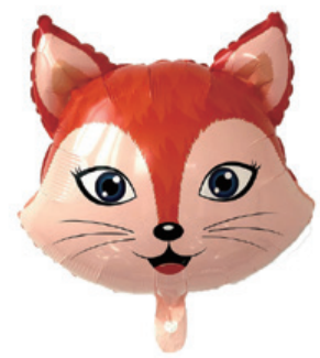 Children Theme Fox Foil Balloon