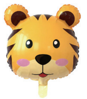Children Theme Tigar Foil Balloon