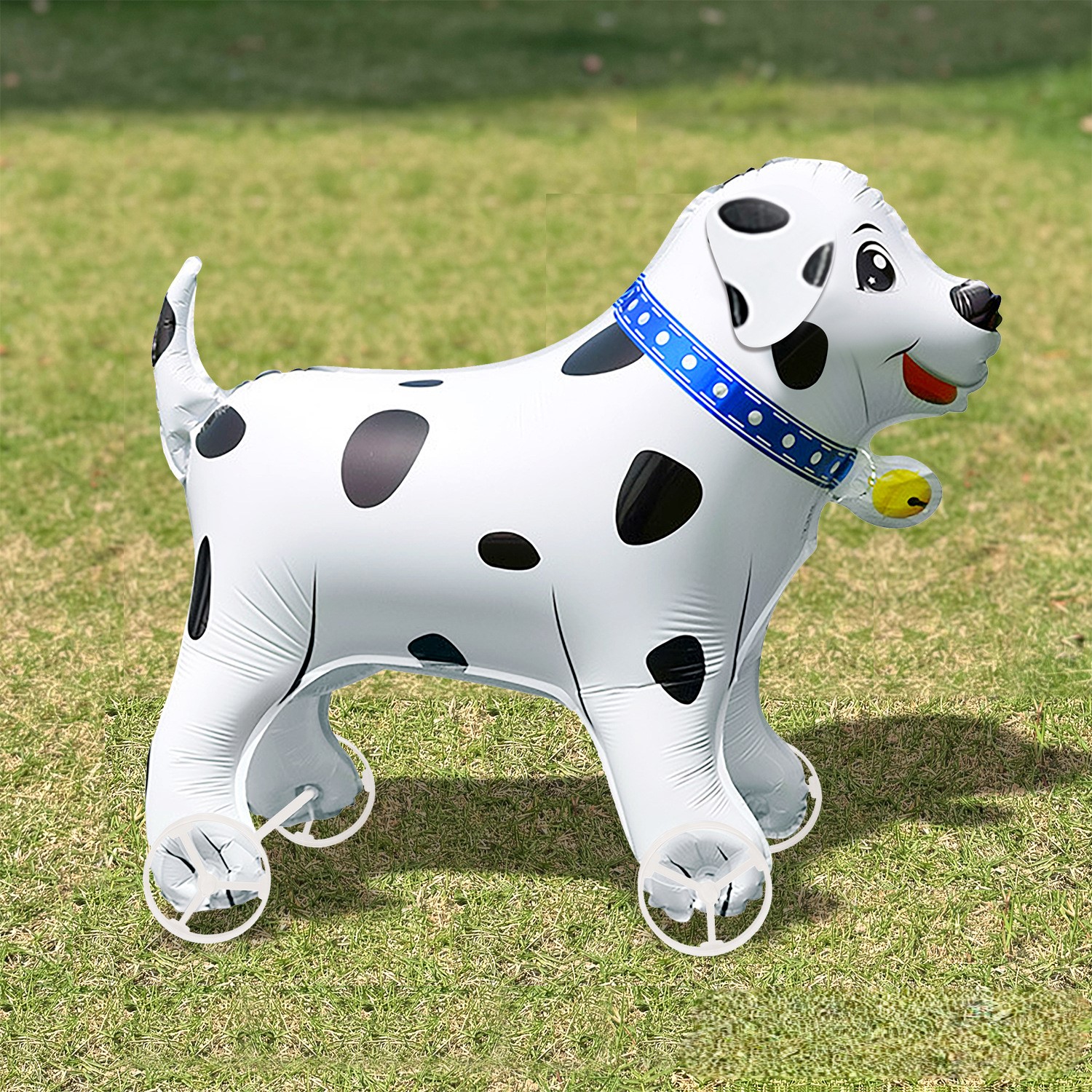 Animal Series Wheel Series Dog Shape Aluminum Film Balloon