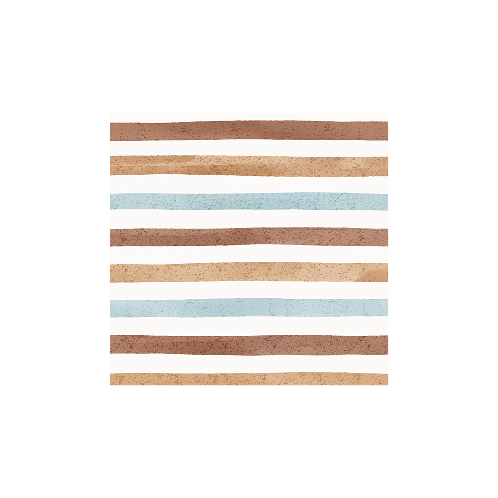 Kids Theme Gray-Brown Stripes Pattern Napkin