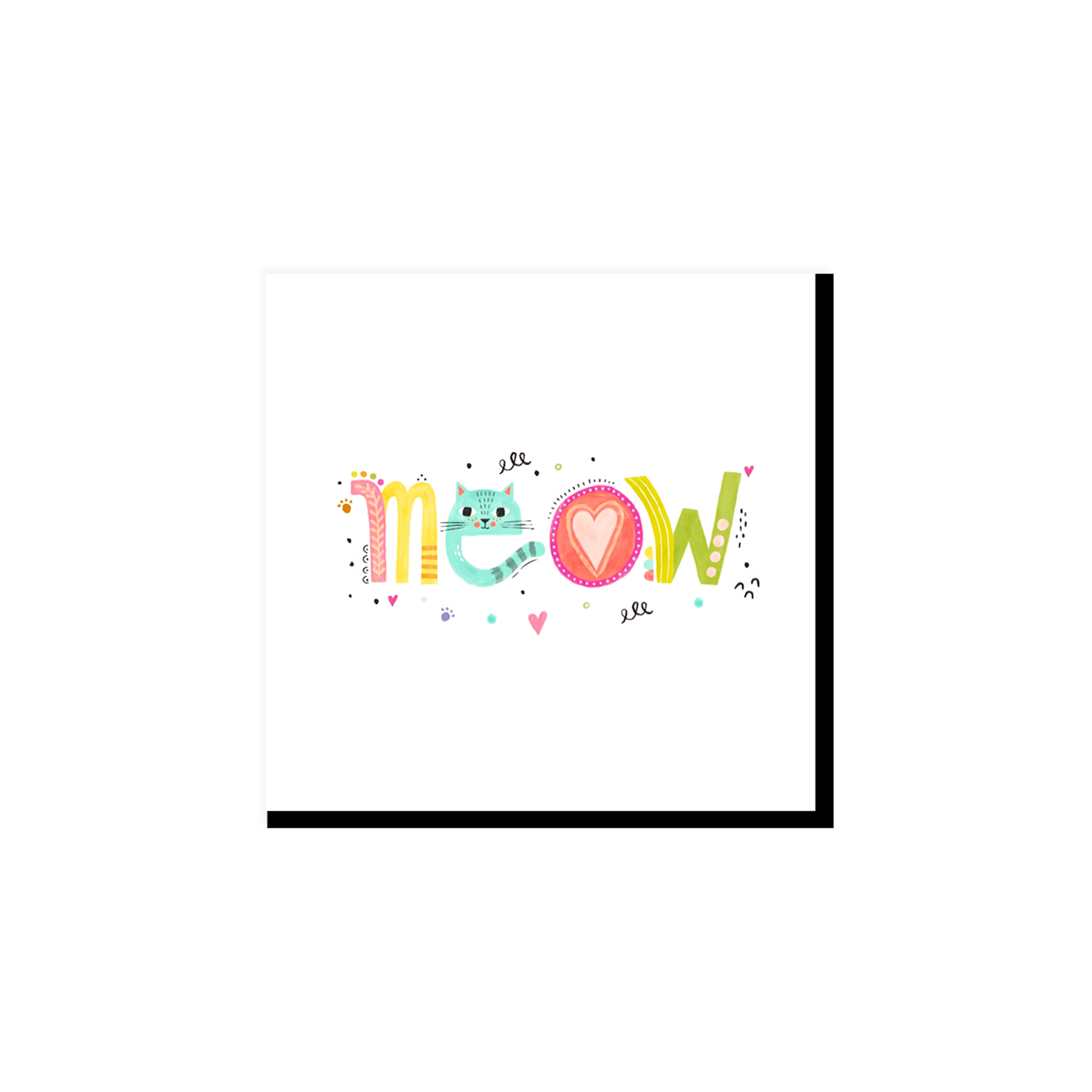 Animals Theme Cat Napkin