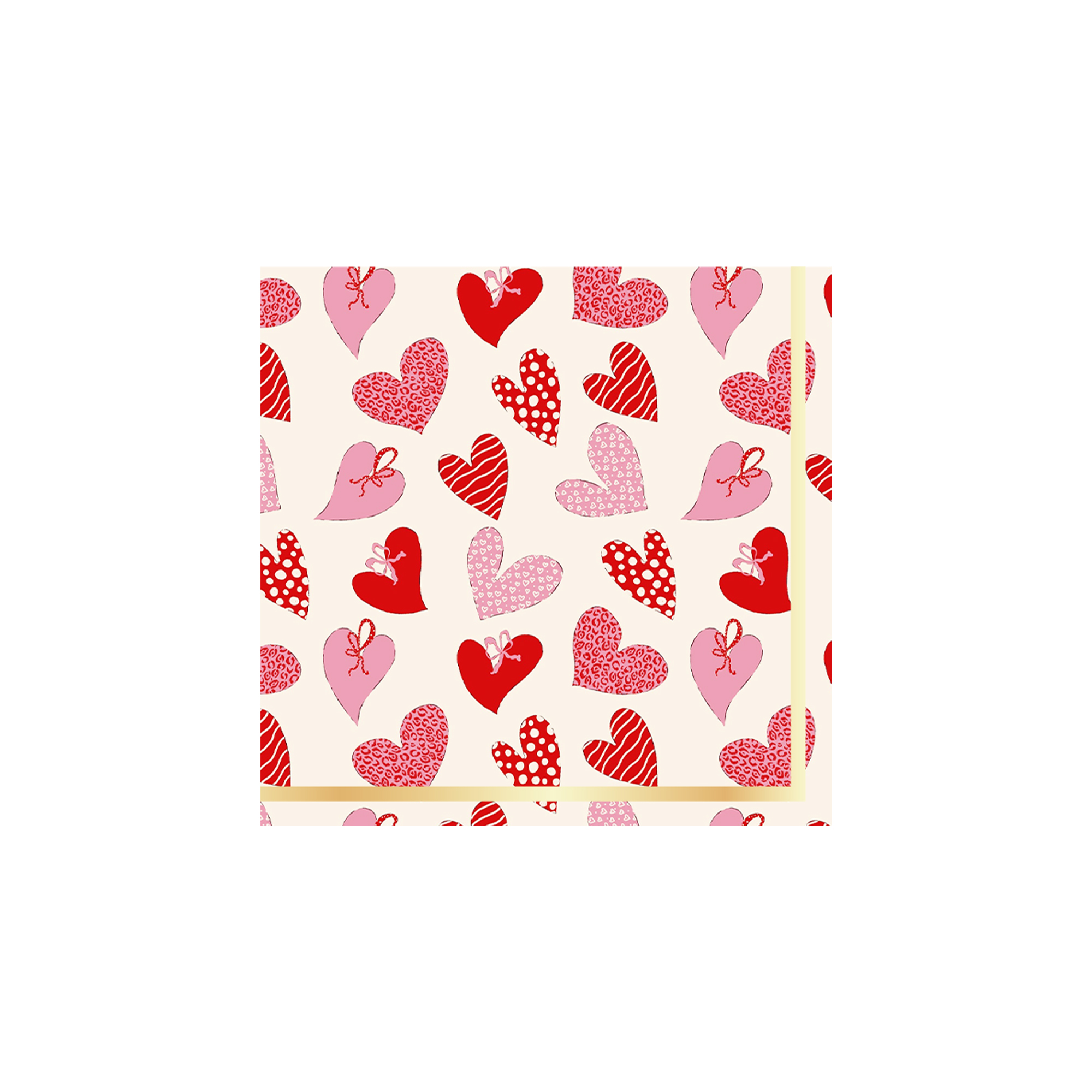 Valentine's Day Theme with Heart Napkin
