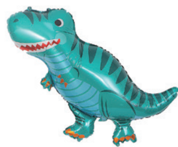 Animal Theme Dinosaur Foil Balloon