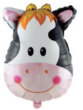 Animal Theme Cow Foil Balloon