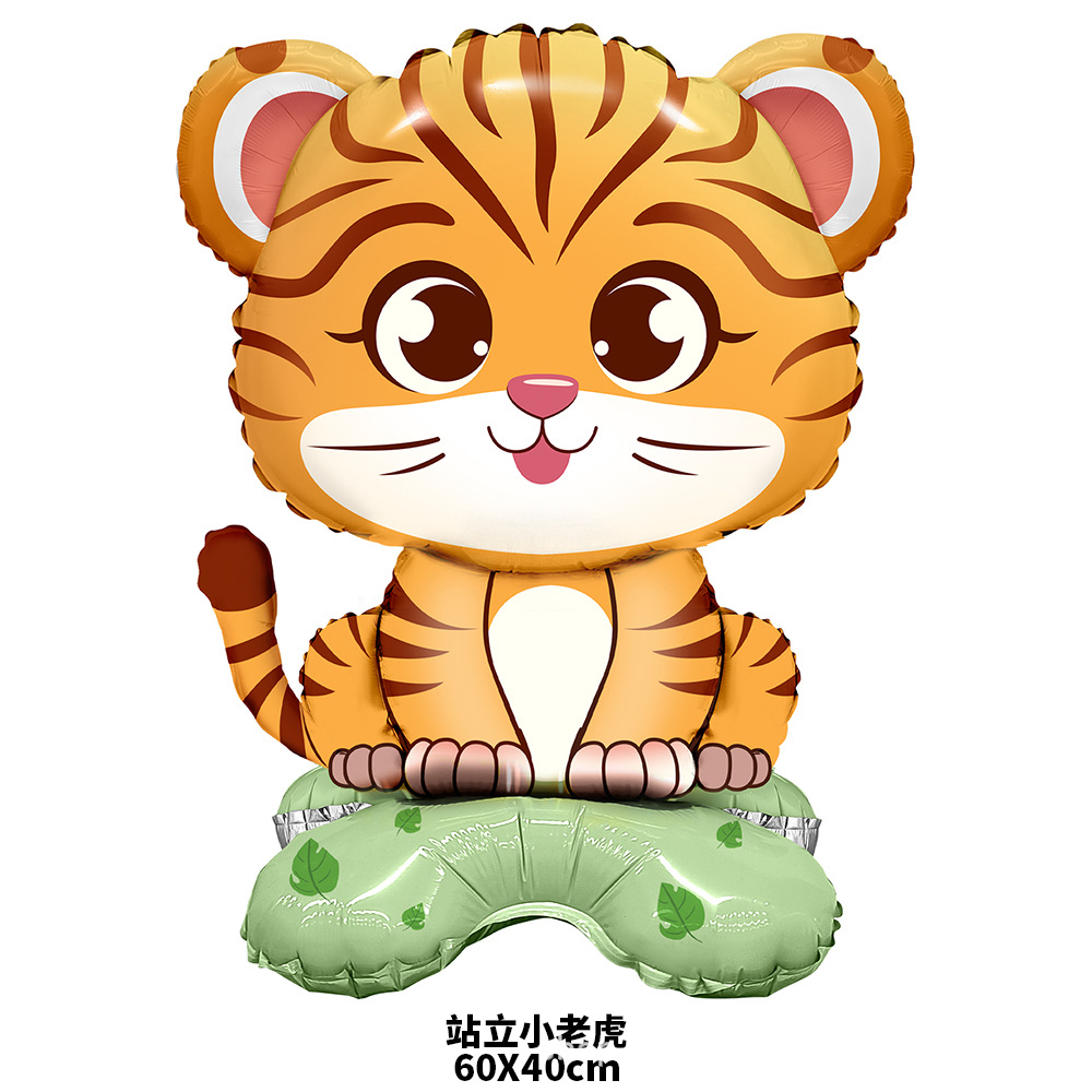 Animal Shape Series Tiger Aluminum Film Balloon