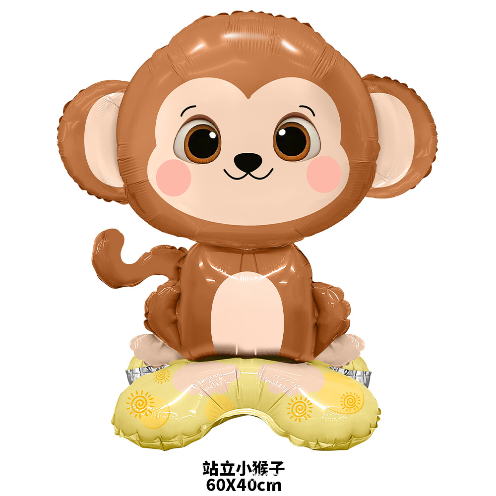 Animal Shape Series Monkey Aluminum Film Balloon