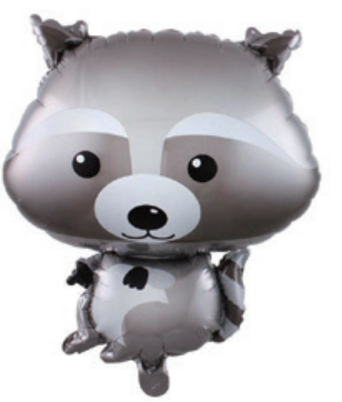 Animal Theme Raccoon Balloon