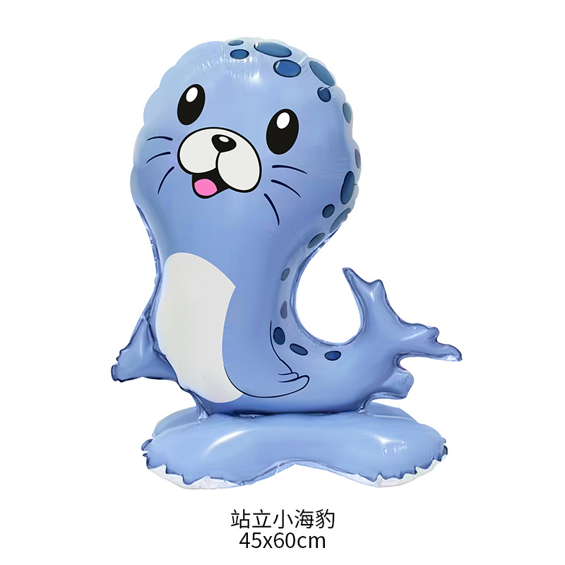 Animal Shape Series Sea Dog Aluminum Film Balloon
