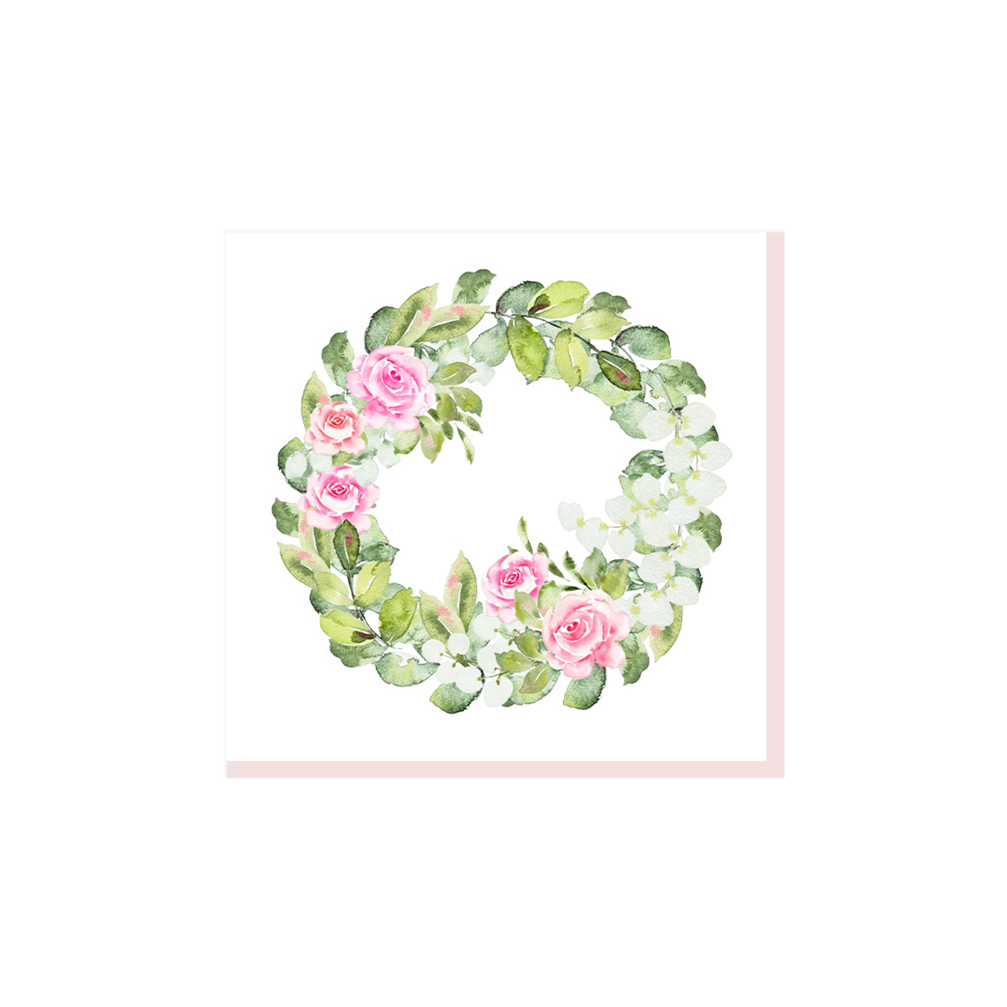 Floral Theme with Green Flower Napkin