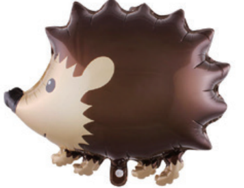 Children Theme Hedgehog Foil Balloon