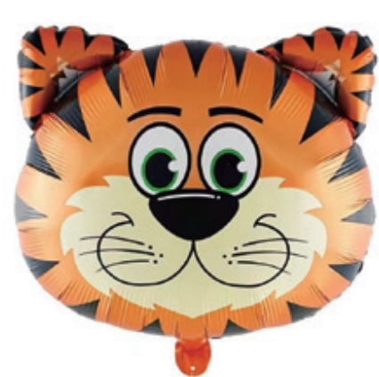 Animal Theme Tigger Foil Balloon