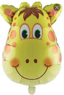 Animal Theme Giraffe Foil Balloon