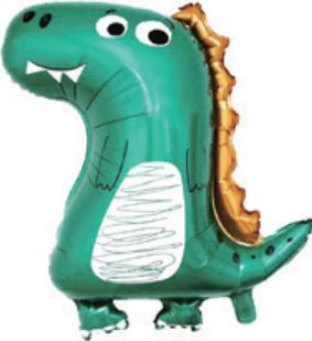 Animal Theme Cute Dinosaur Foil Balloon