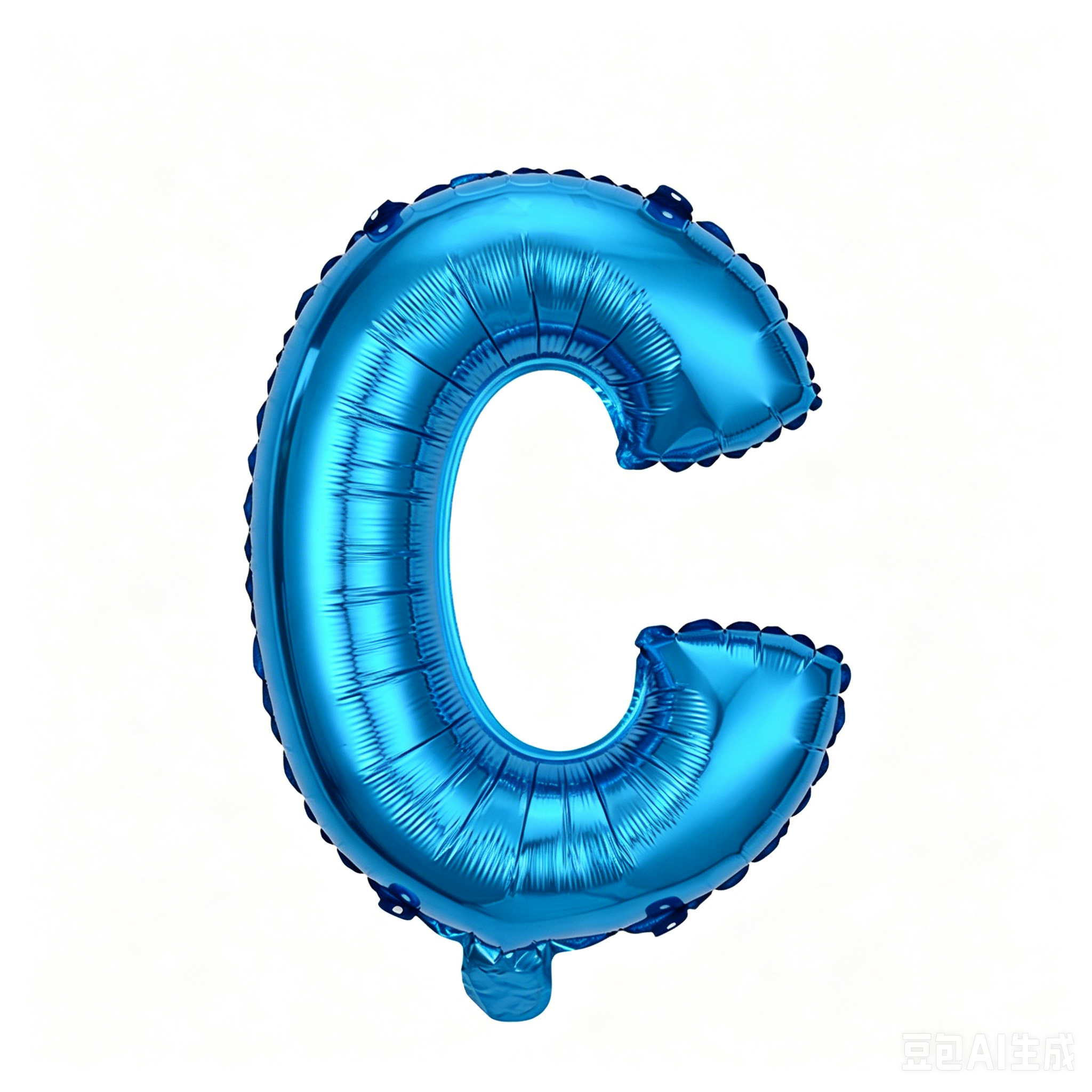 32 inch Blue Letter C Foil Balloon