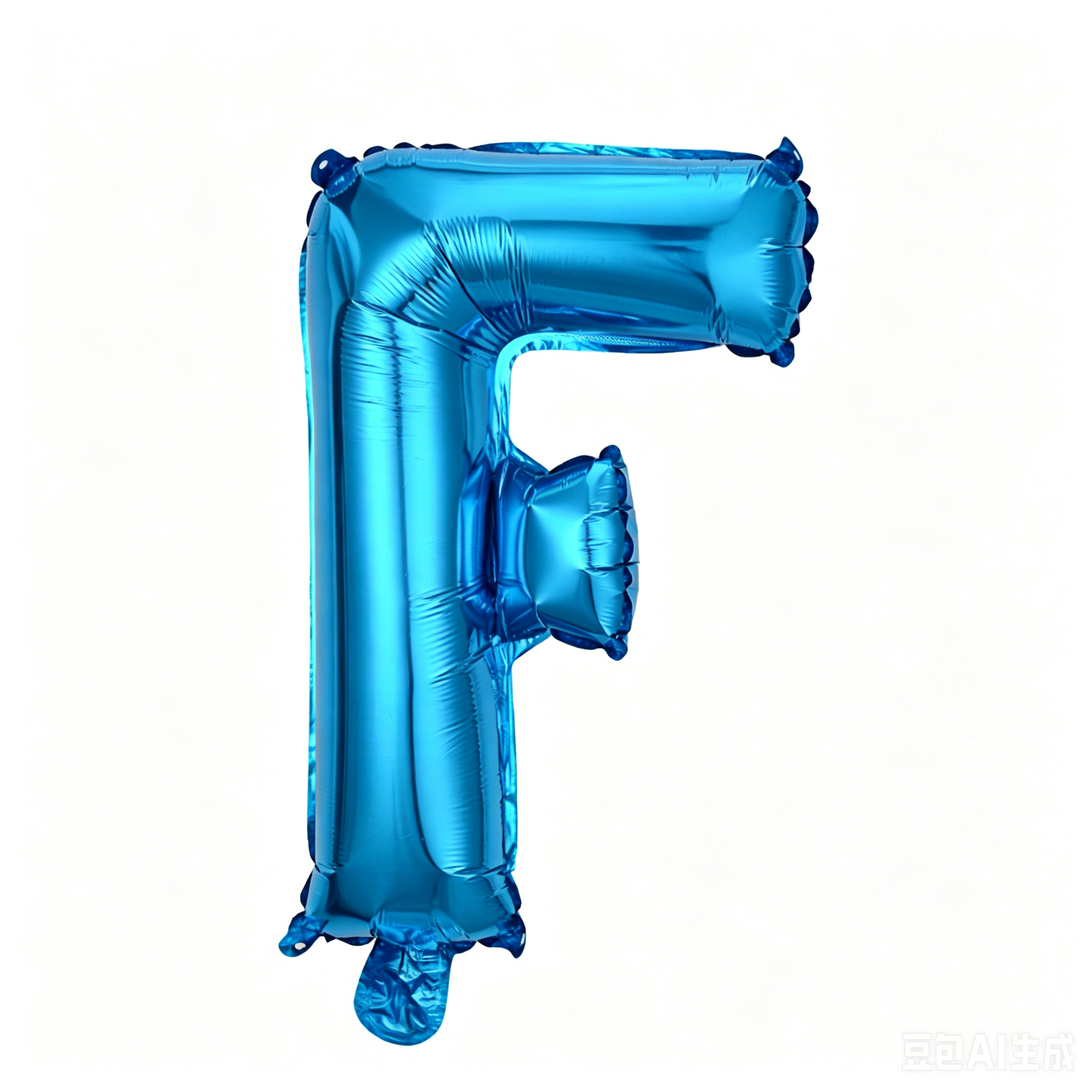 32 inch Blue Letter F Foil Balloon