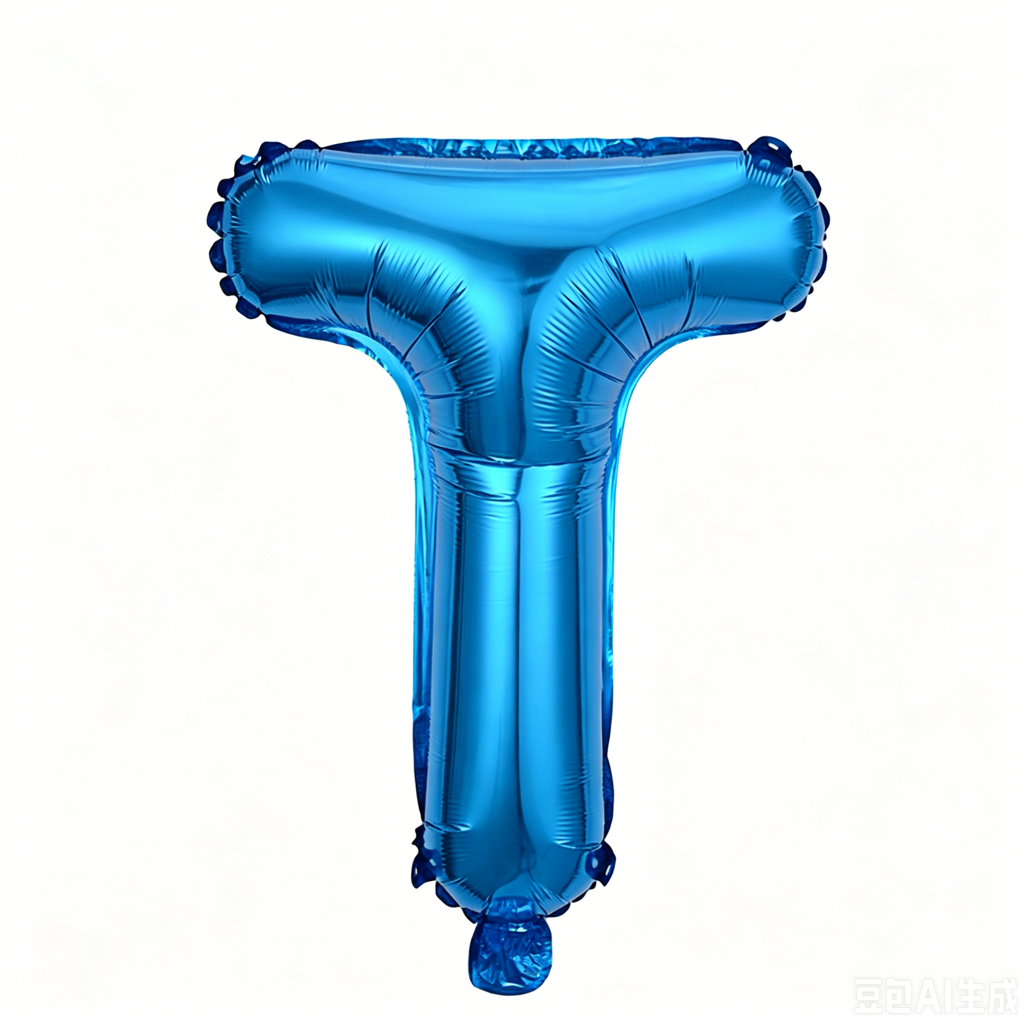 32 inch Blue Letter T Foil Balloon