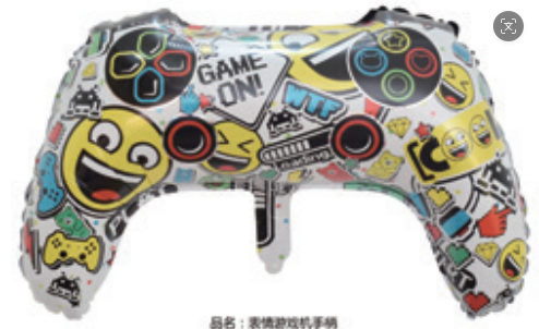 Animal Theme Black Recreational Machines Foil Balloon