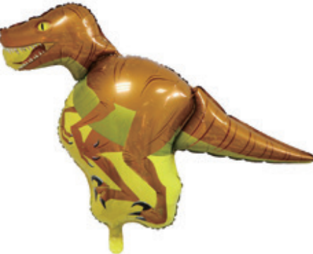 Animal Theme Dinosaur Foil Balloon