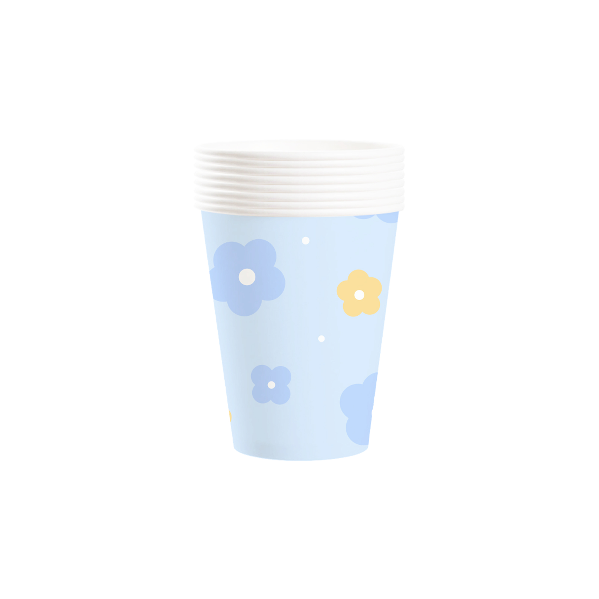 Easter Theme Light Blue Paper Cup