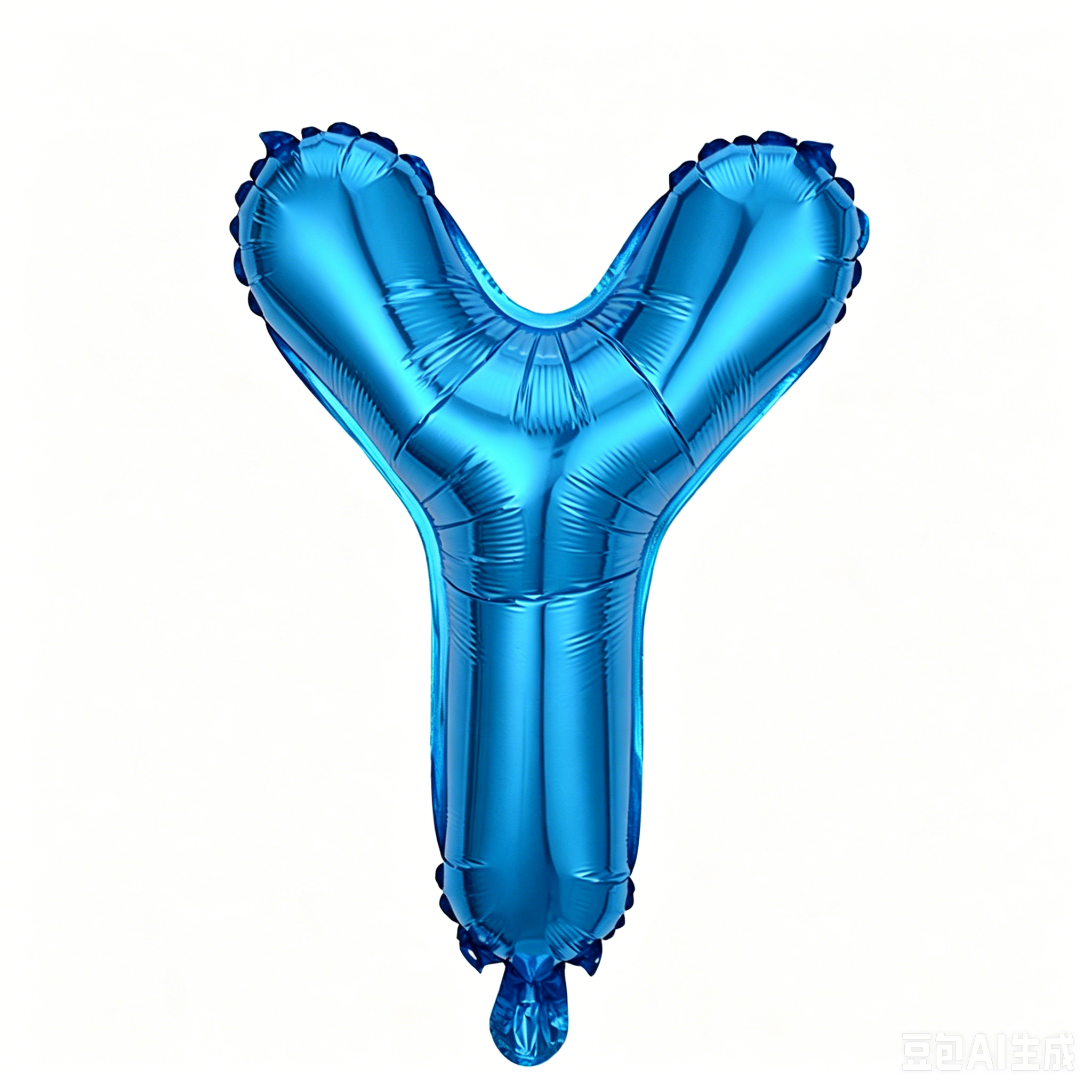 32 inch Blue Letter Y Foil Balloon