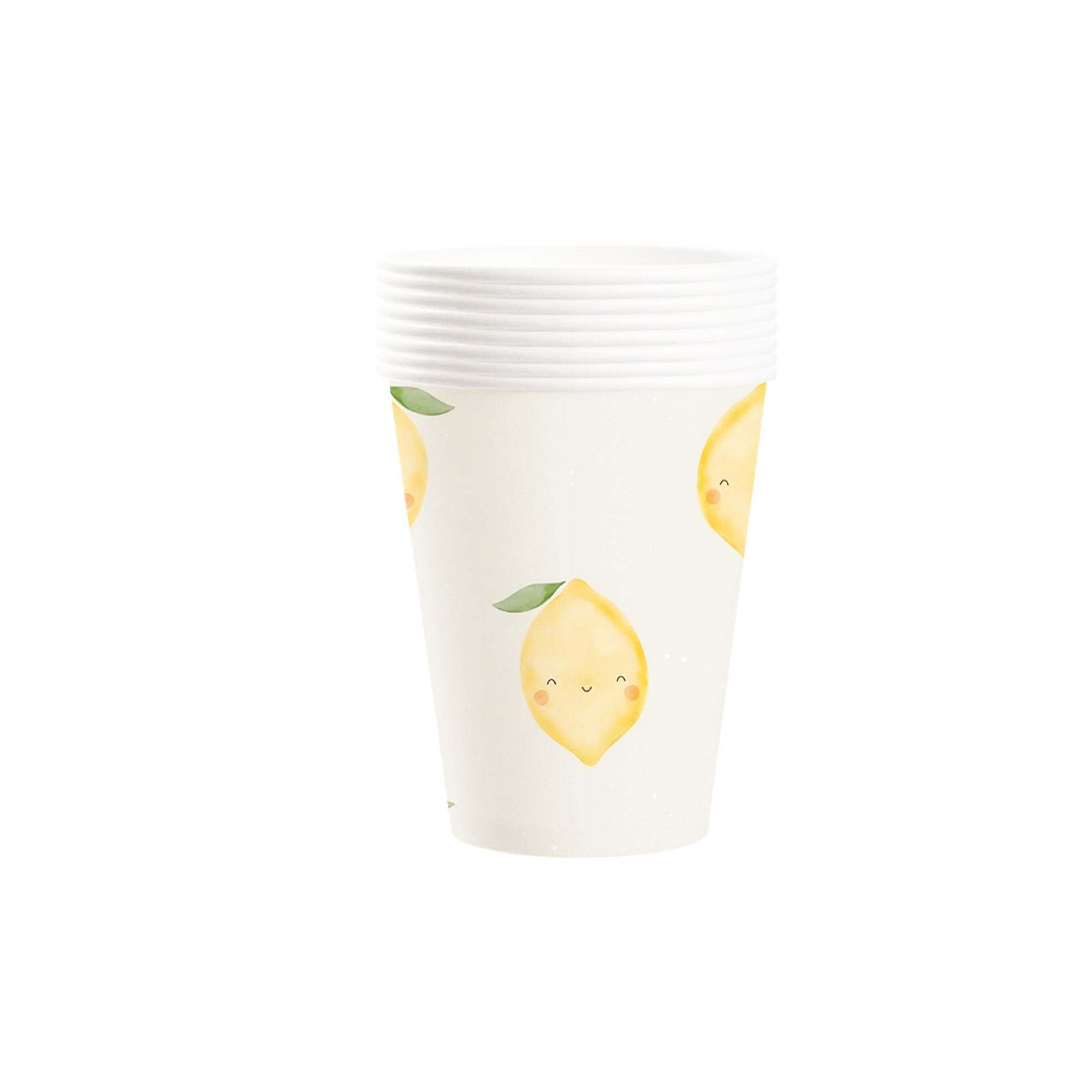 Fruit Theme with Lemon Paper Cup