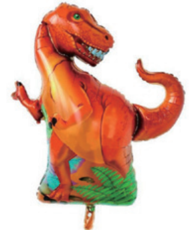 Animal Theme Dinosaur Foil Balloon