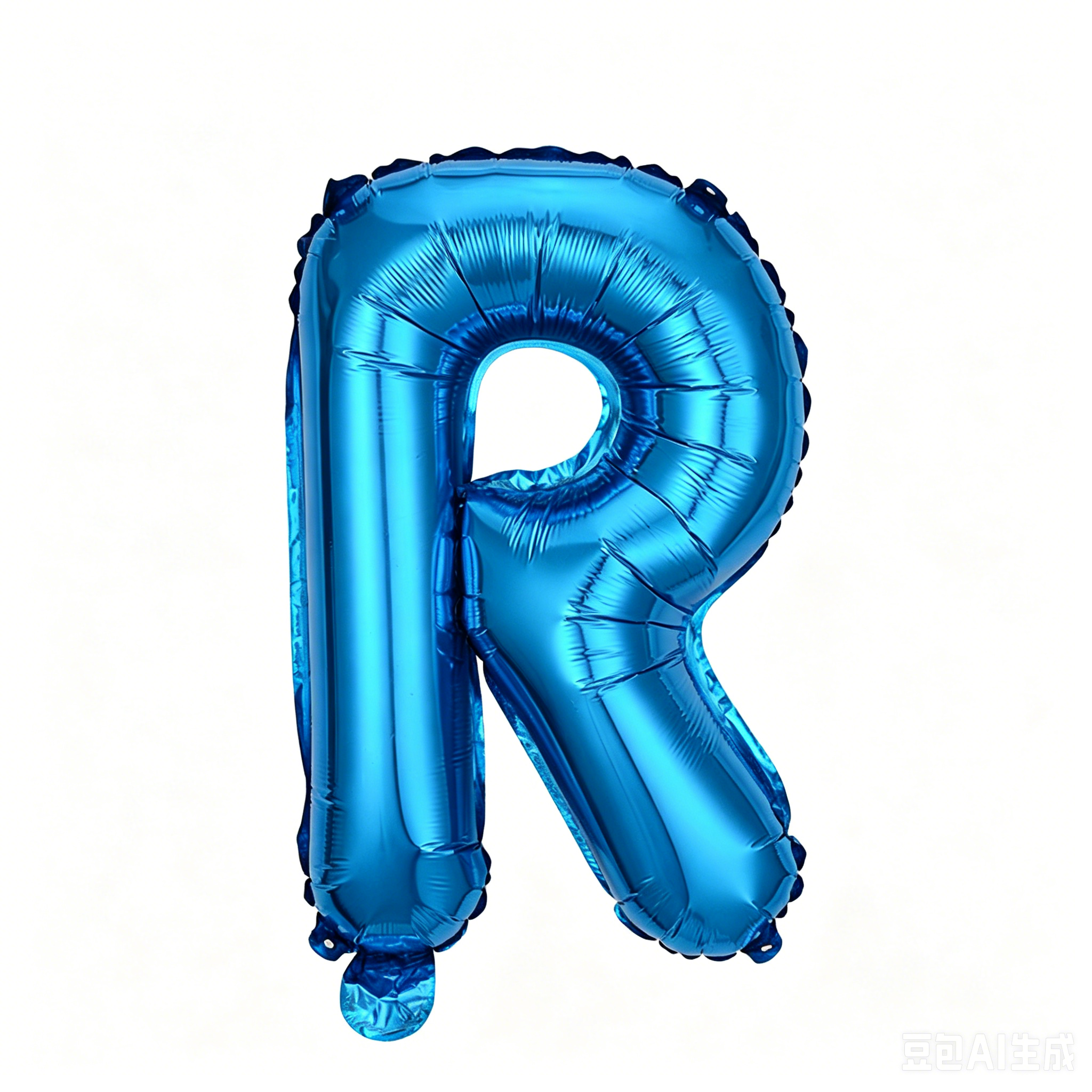 32 inch Blue Letter R Foil Balloon