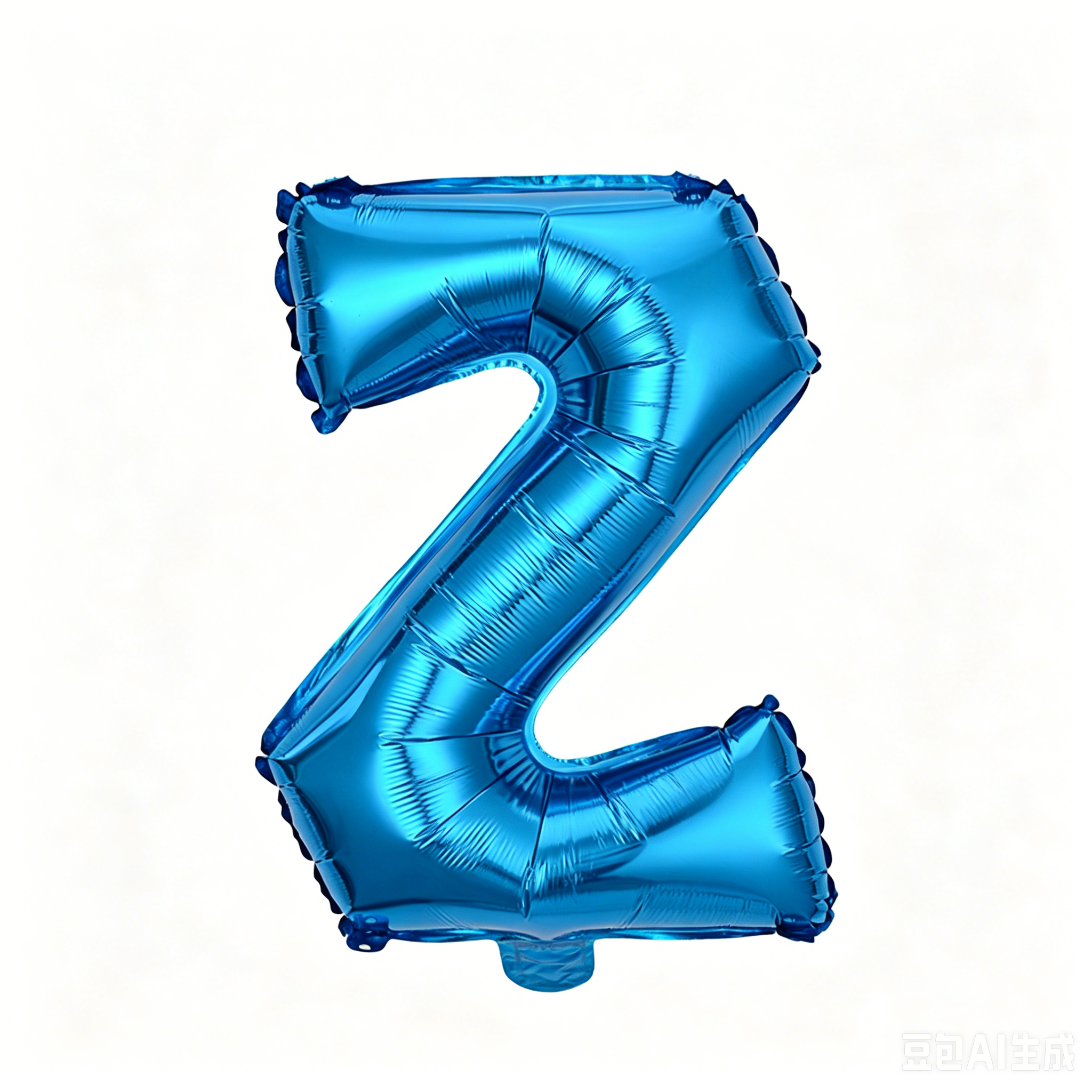 32 inch Blue Letter Z Foil Balloon