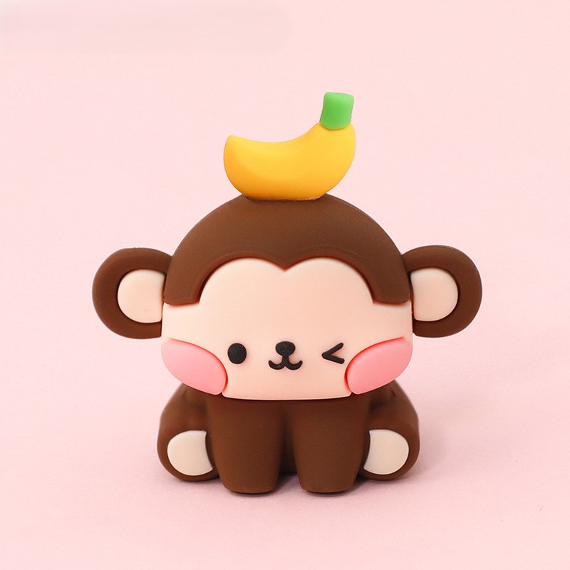 Cartoon Animal Toys for Children's Birthday Cake Decoration