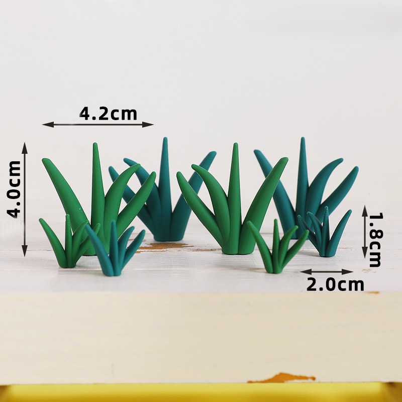 Jungle Animal Toys for Children's Birthday Cake Decoration