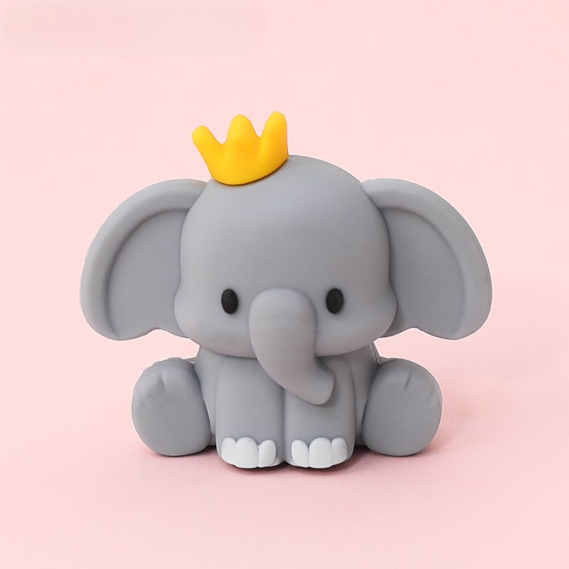 Cartoon Animal Toys for Children's Birthday Cake Decoration