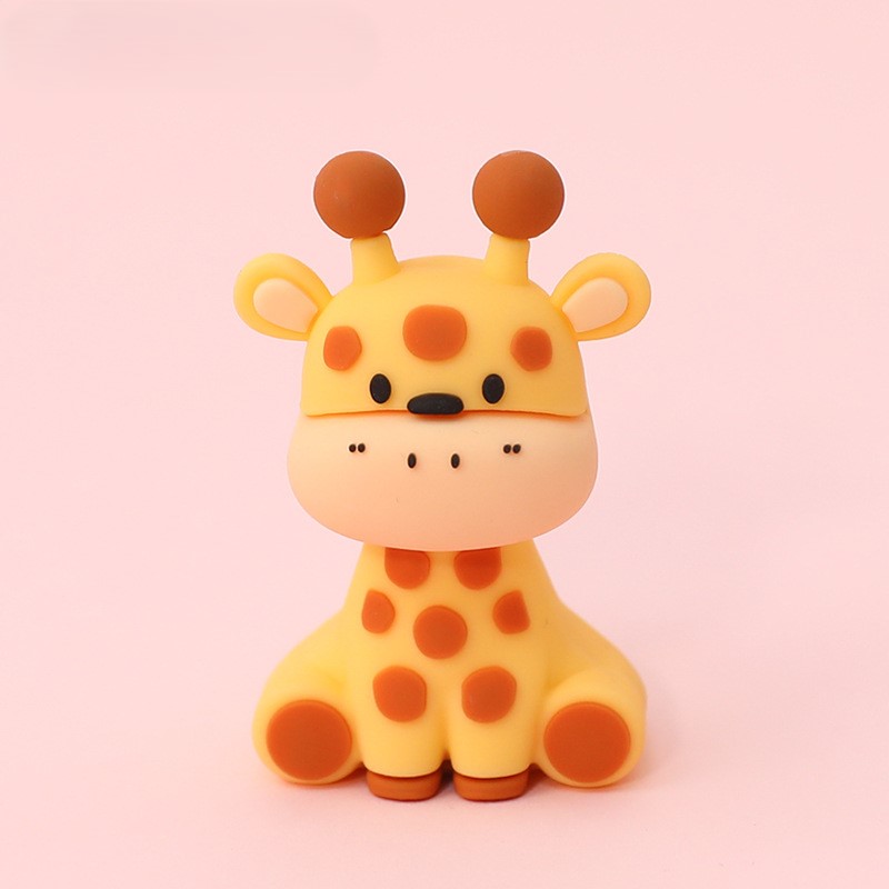 Cartoon Animal Toys for Children's Birthday Cake Decoration
