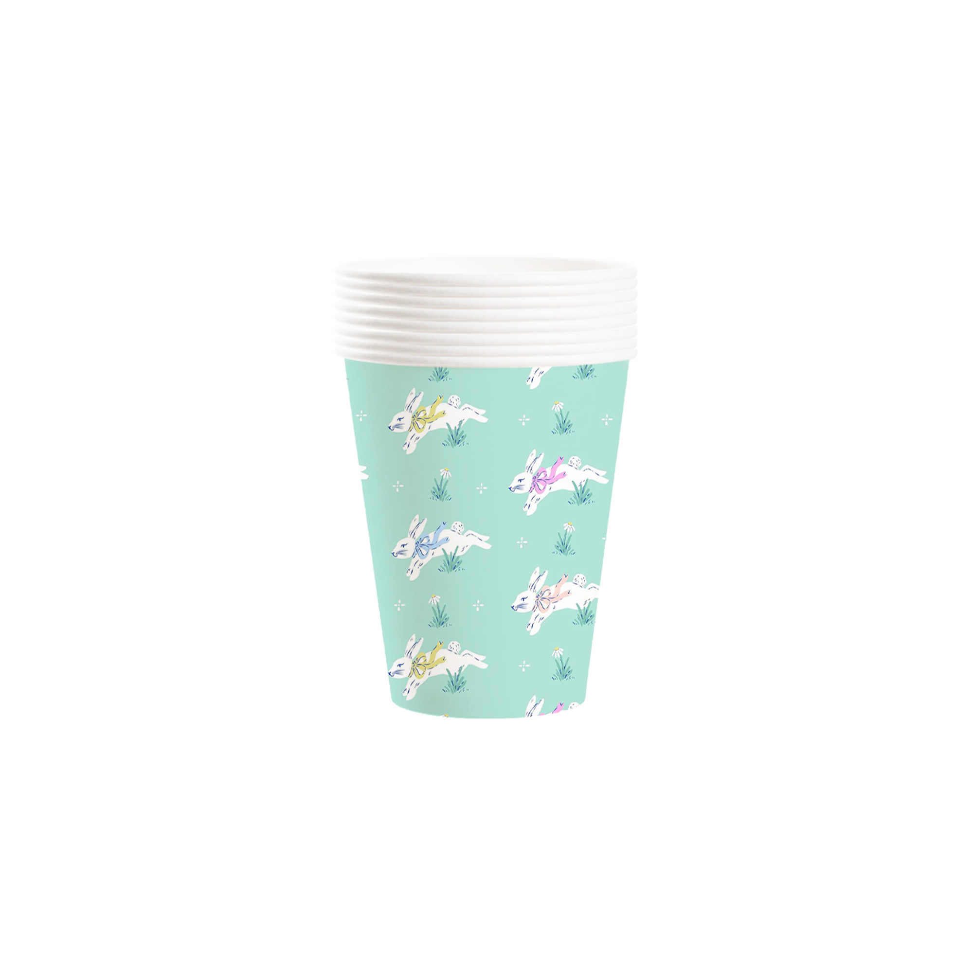 Easter Theme Mint Green Paper Cup