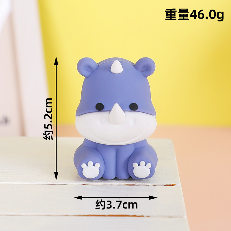 Cartoon Animal Toys for Children's Birthday Cake Decoration