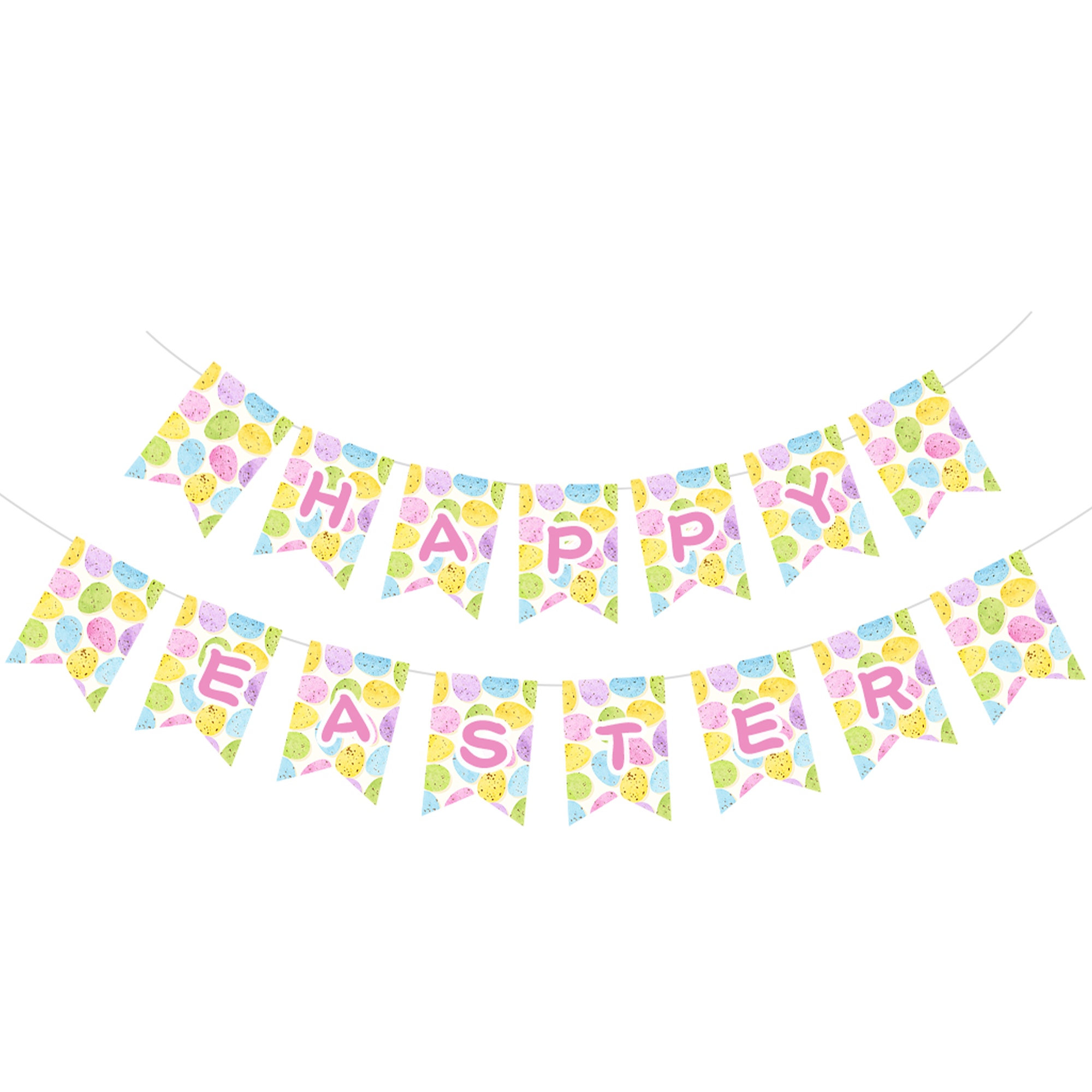 Easter Theme Happy Easter Paper Banner