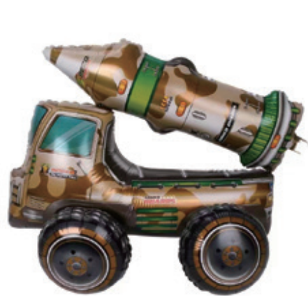 Children Theme Vehicle Foil Balloon