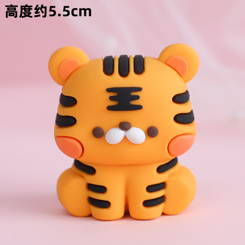 Cartoon Animal Toys for Children's Birthday Cake Decoration