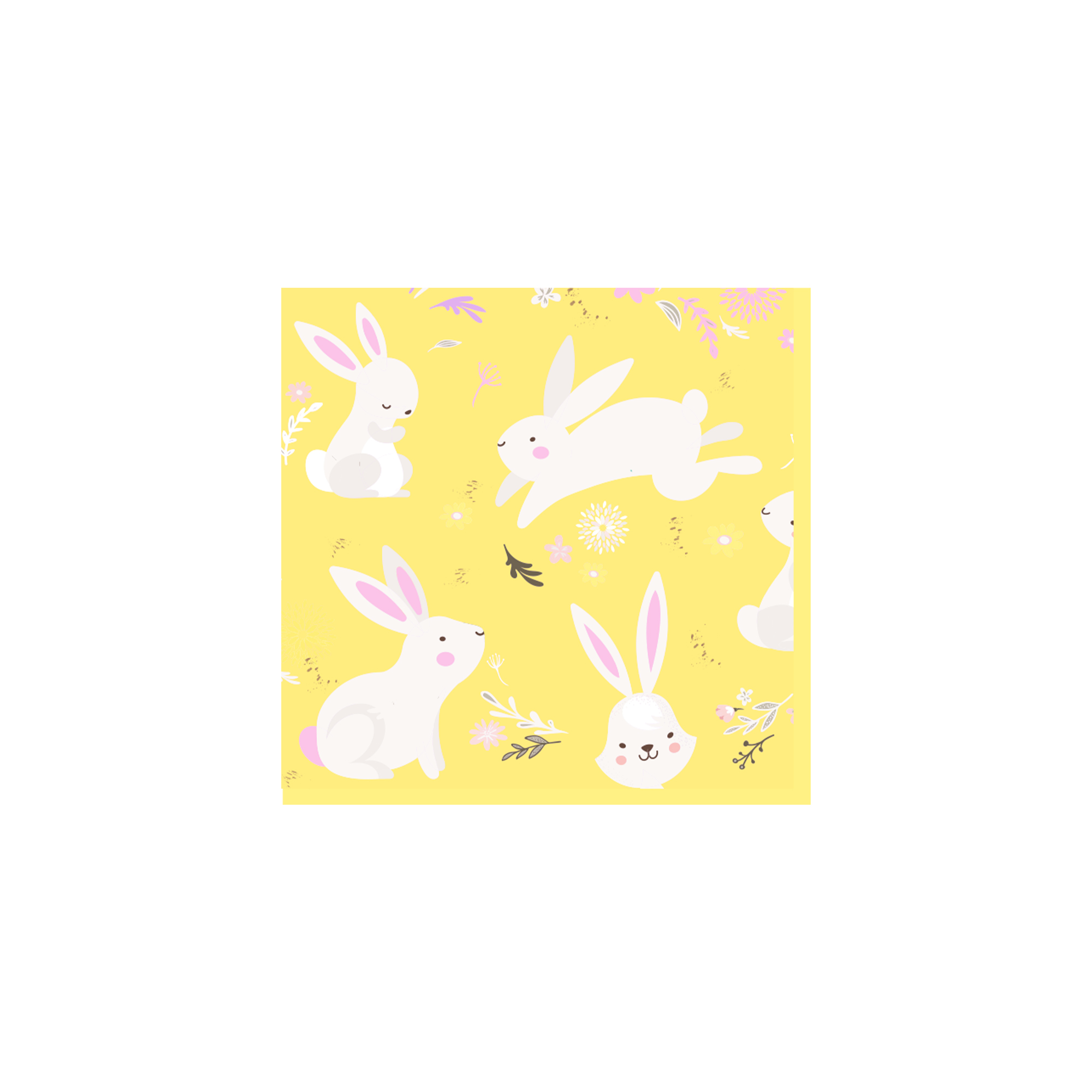 Easter Theme Yellow Color Napkin