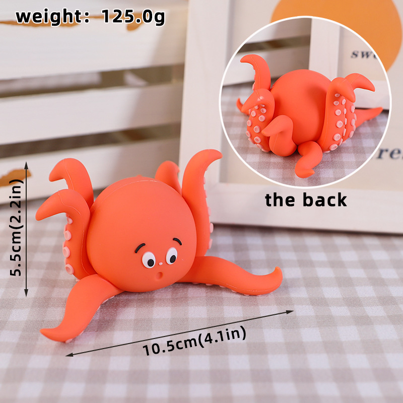 Ocean Animal Series Toys for Children's Birthday Cake Decoration