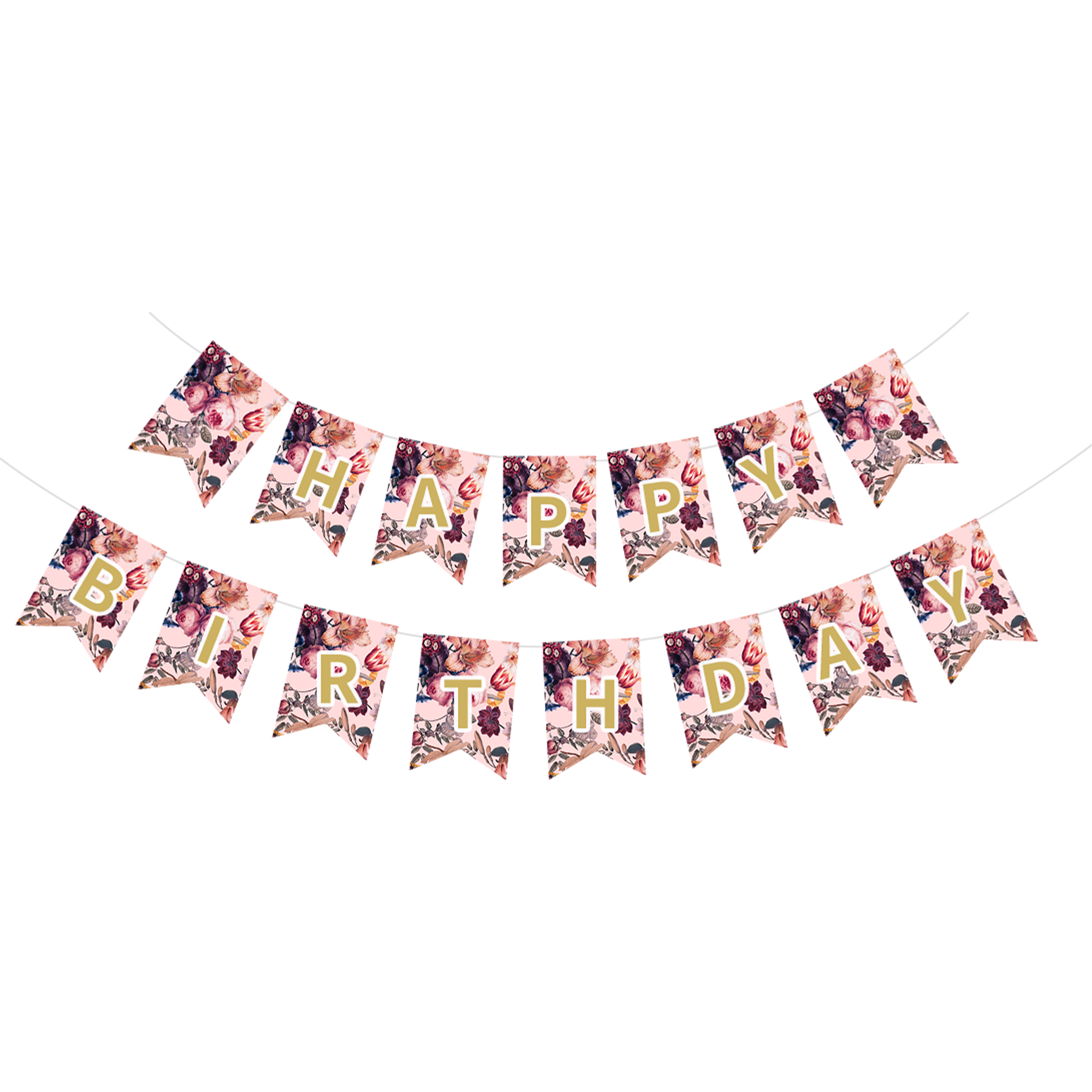 Tea Theme Pink Background Dried Roses Banner