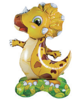 Animal Theme Triceratops Foil Balloon