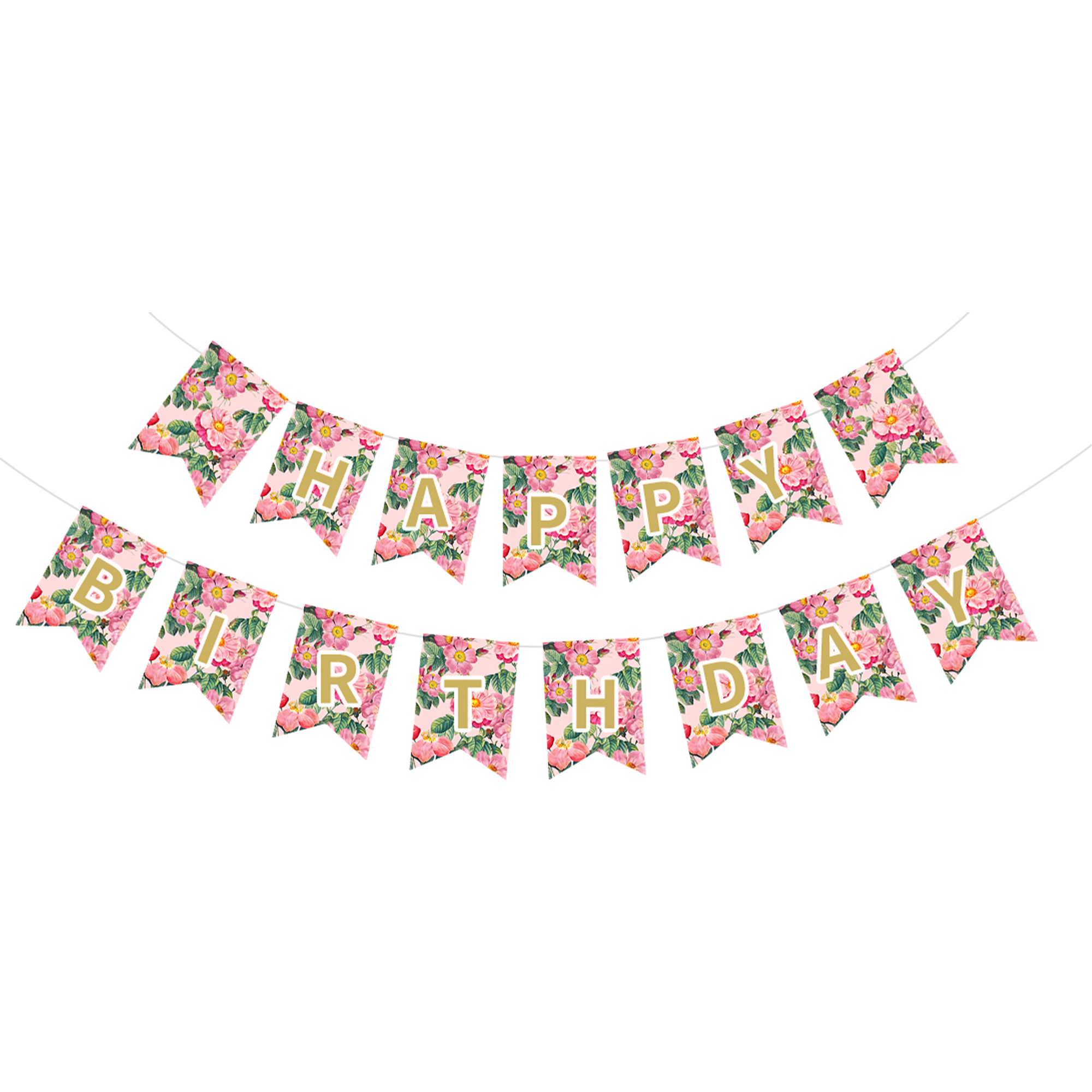 Tea Theme Pink Background Pink Flower Banner