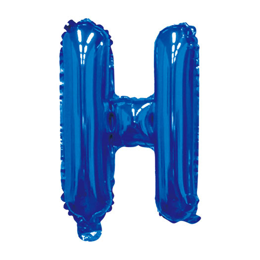 40 inch Blue Letter H Foil Balloon