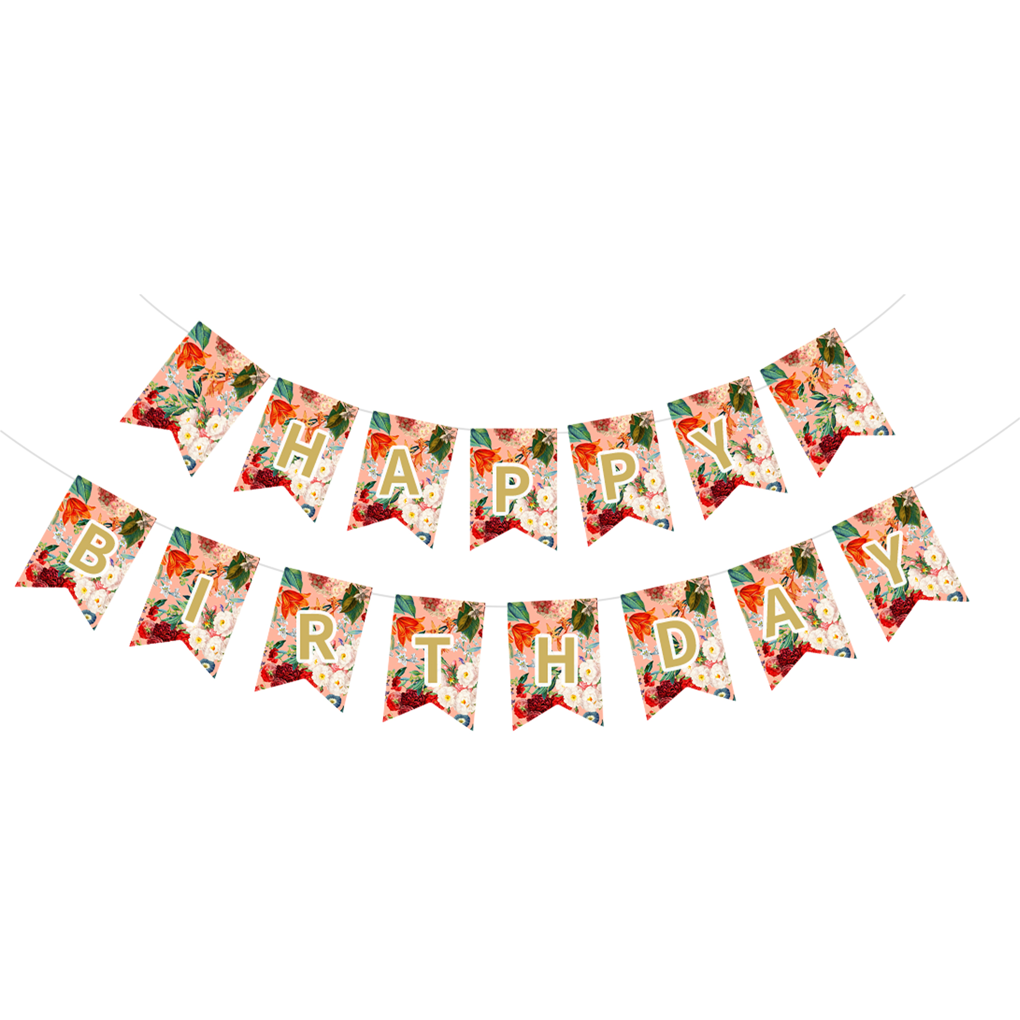 Tea Theme Coral Powder Background Orange Flower Banner