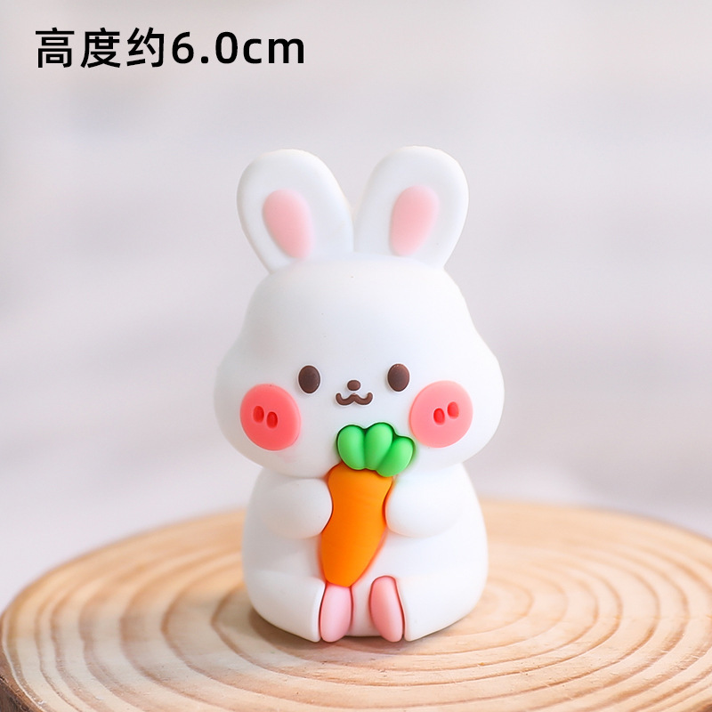 Rabbit Series Toys for Children's Birthday Cake Decoration