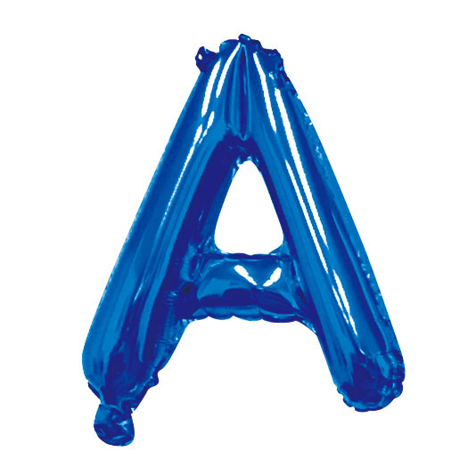 40 inch Blue Letter A Foil Balloon