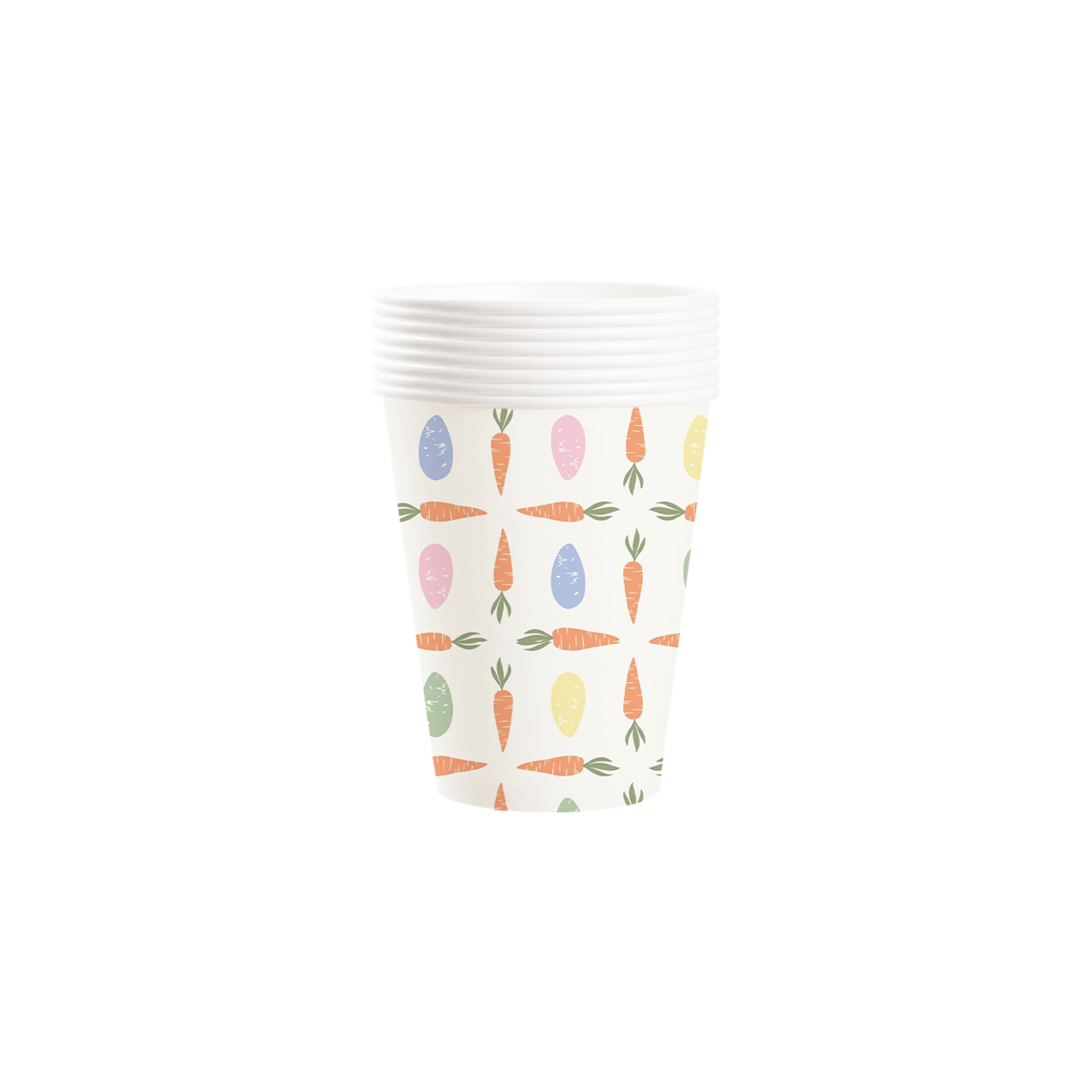 Easter Theme Easter Egg and Carrot Paper Cup